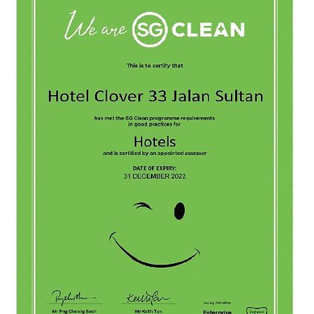Hotel Clover 33 Jalan Sultan Szingapúr Kültér fotó